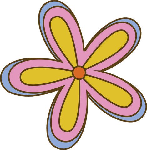 colorful vector flower with transparent background, decorative and vibrant - Download Free Stock Videos Pikwizard.com