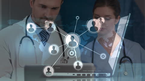 Digital Healthcare Network Featuring Connected Doctors