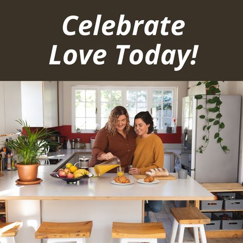 Loving Couple Enjoying Breakfast Together at Home