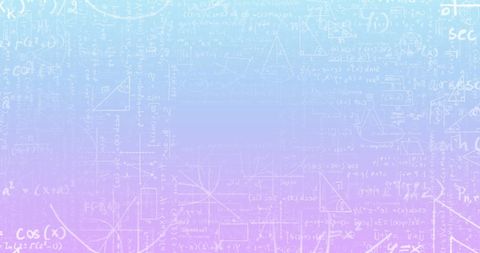 Mathematical Formulas on Vibrant Gradient Background - Download Free Stock Images Pikwizard.com