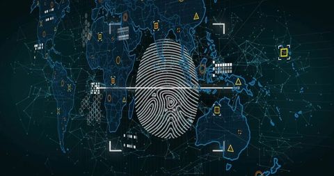 Global Digital Fingerprint Scanning for Cybersecurity and Data Protection