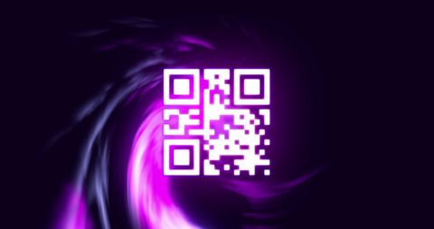 Futuristic QR Code with Vibrant Vortex Design - Download Free Stock Images Pikwizard.com