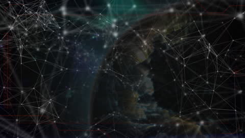 Global Connectivity and Networked Technology Animation
