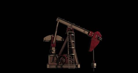 Oil Pump Jack Functioning in Nighttime Setting - Download Free Stock Images Pikwizard.com