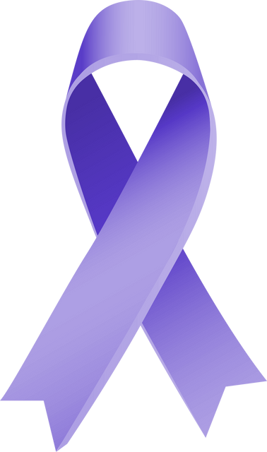 Purple Ribbon for Pancreatic Cancer and Alzheimer's Awareness on Transparent Background - Download Free Stock Videos Pikwizard.com