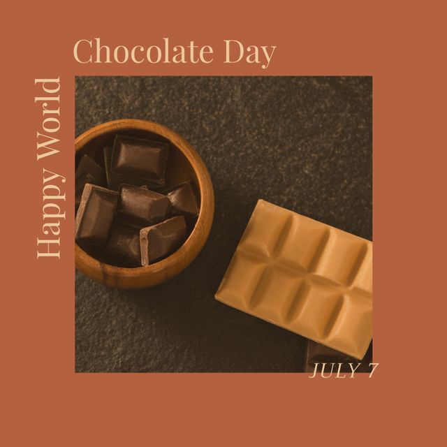 Celebrate World Chocolate Day with Assorted Chocolates - Download Free Stock Templates Pikwizard.com