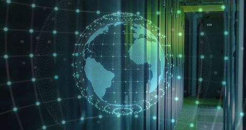 Global Connections in Computer Server Environment - Download Free Stock Images Pikwizard.com
