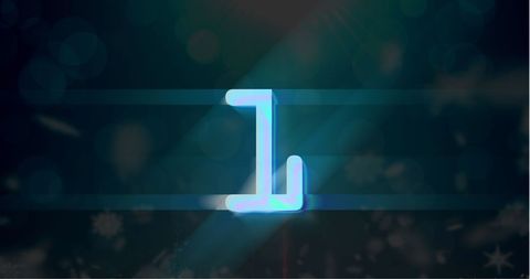 Retro Digital Number One with Flare and Bokeh Effects - Download Free Stock Images Pikwizard.com