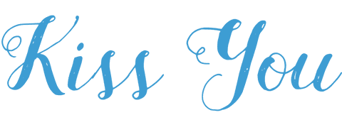 Kiss You Blue Script on Transparent Background For Love Projects - Download Free Stock Videos Pikwizard.com