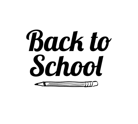 Back to school design with pencil on transparent background