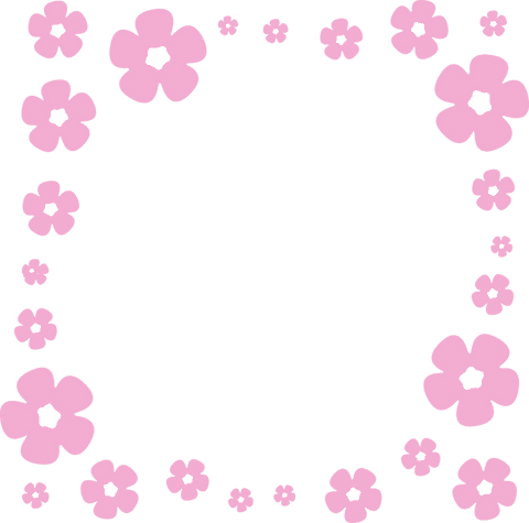 transparent floral frame with pink petaled flowers - Download Free Stock Videos Pikwizard.com