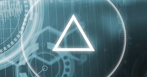 Abstract Geometric and Scientific Interface Elements - Download Free Stock Images Pikwizard.com