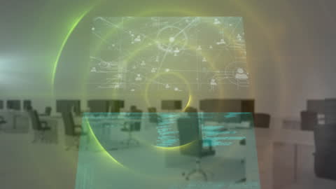 Global Network and Data Processing in Modern Office