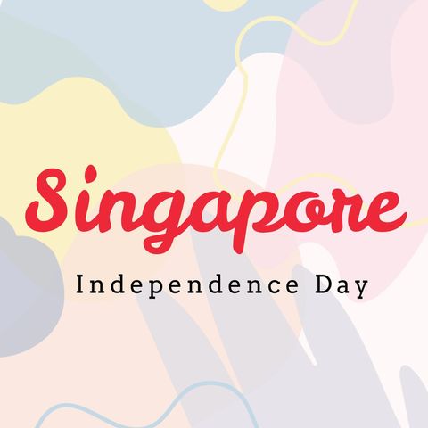 singapore independence day celebration background design - Download Free Stock Templates Pikwizard.com