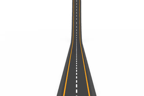 digital illustration of empty road on transparent background - Download Free Stock Videos Pikwizard.com