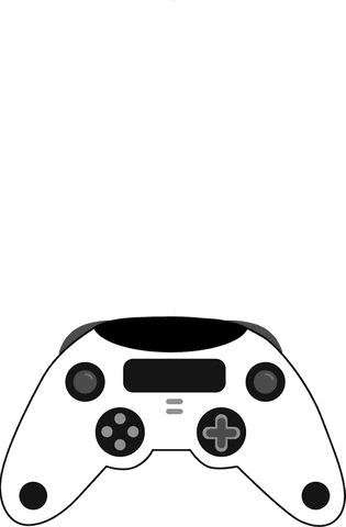 minimalistic flat design game controller with transparent background - Download Free Stock Videos Pikwizard.com
