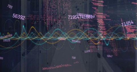 Futuristic Data Analysis Interface with Dynamic Graphs - Download Free Stock Images Pikwizard.com