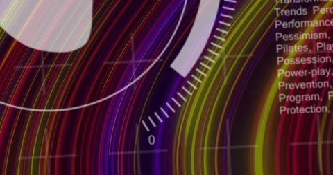 Abstract Digital Interface with Vibrant Gradient Lines - Download Free Stock Images Pikwizard.com