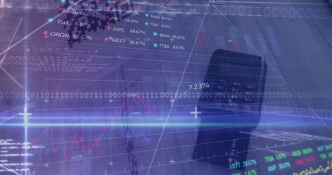 Digital Stock Market Data with Financial Graphs - Download Free Stock Images Pikwizard.com