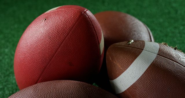 Football Close-Up on Artificial Turf Background - Download Free Stock Images Pikwizard.com