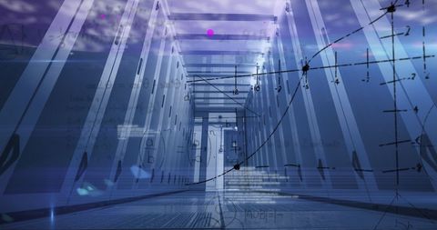 Data Processing Concepts in Modern Server Room - Download Free Stock Images Pikwizard.com