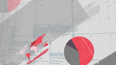 Digital Data Animation with Global Business Network