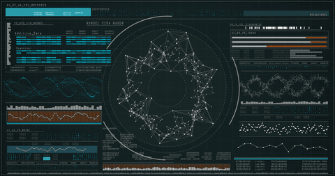 futuristic transparent science interface with data visualizations - Download Free Stock Videos Pikwizard.com