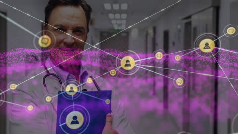 Futuristic Healthcare Connectivity with Doctor and Digital Network