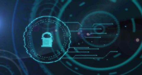 Digital Encryption Network with Global Connections - Download Free Stock Images Pikwizard.com
