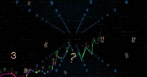 Abstract Financial Data with Floating Numbers and Patterns - Download Free Stock Images Pikwizard.com