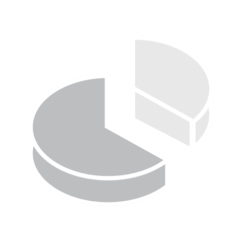 grey pie chart with segment on transparent background - Download Free Stock Videos Pikwizard.com