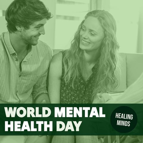 Couple in therapy for world mental health day awareness