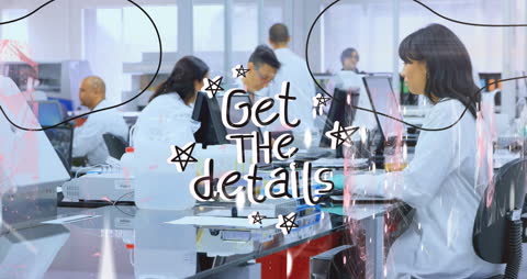 Diverse Scientists Analyzing Data in Modern Laboratory