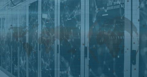 Global Technology Interfacing with Data Servers - Download Free Stock Images Pikwizard.com