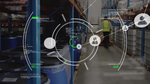 Digital Data Overlay in Modern Warehouse Environment