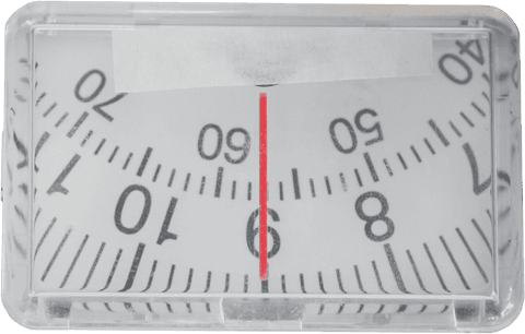 transparent scale gauge in close-up view displaying calibration - Download Free Stock Videos Pikwizard.com
