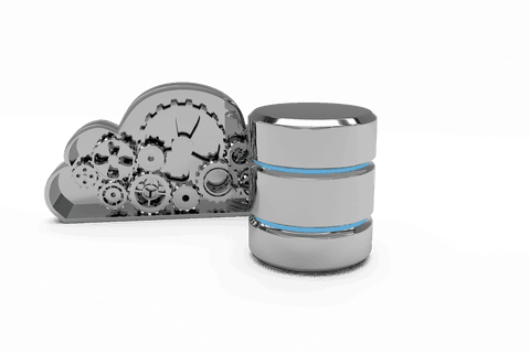 transparent data cloud storage with gear features depiction - Download Free Stock Videos Pikwizard.com