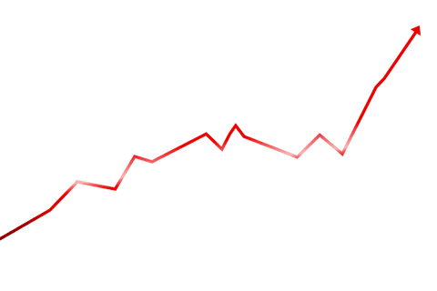 Red Upward Arrow Illustrating Growth on Transparent Background - Download Free Stock Videos Pikwizard.com