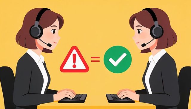 Customer support agents turning error alerts into resolved checkmarks