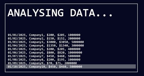 Digital Data Analysis Display Over Dark Interface - Download Free Stock Images Pikwizard.com