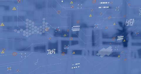 Abstract Data Processing Concept in Modern Office - Download Free Stock Images Pikwizard.com