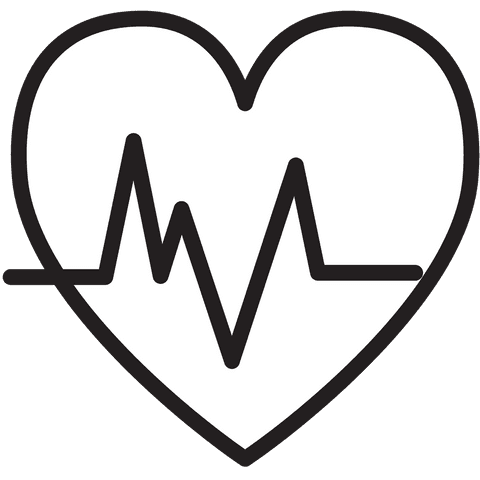 Transparent Heart with Lifeline Medical Icon PNG Illustration - Download Free Stock Videos Pikwizard.com