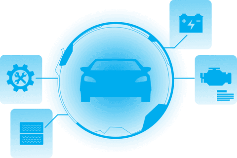 Transparent Vector Set of Blue Car Icons for Creative Designs - Download Free Stock Videos Pikwizard.com