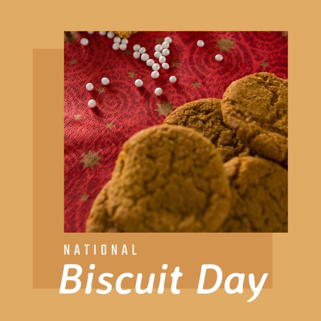 Celebrating National Biscuit Day with Delicious Chocolate Biscuits - Download Free Stock Templates Pikwizard.com