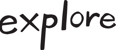 Explore Text Illustration on Transparent Background