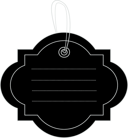 blank gift tag with string on transparent background - Download Free Stock Videos Pikwizard.com
