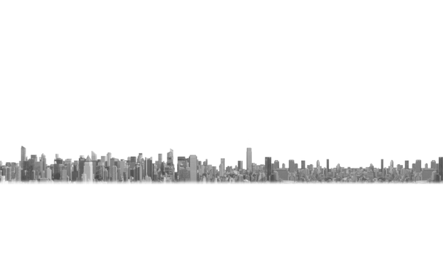 Long Cityscape with Transparent Background for Business Use - Download Free Stock Videos Pikwizard.com