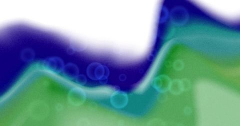 Abstract Bubbles on Gradient Wave Background - Download Free Stock Images Pikwizard.com