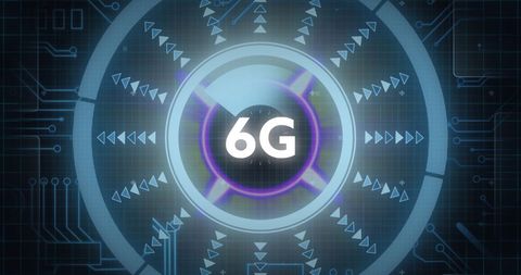 Abstract Digital Interface Representing Future 6G Technology - Download Free Stock Images Pikwizard.com