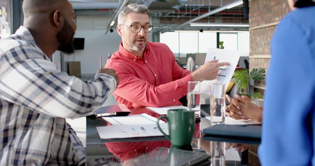 Team Discussion in Modern Office - Download Free Stock Images Pikwizard.com